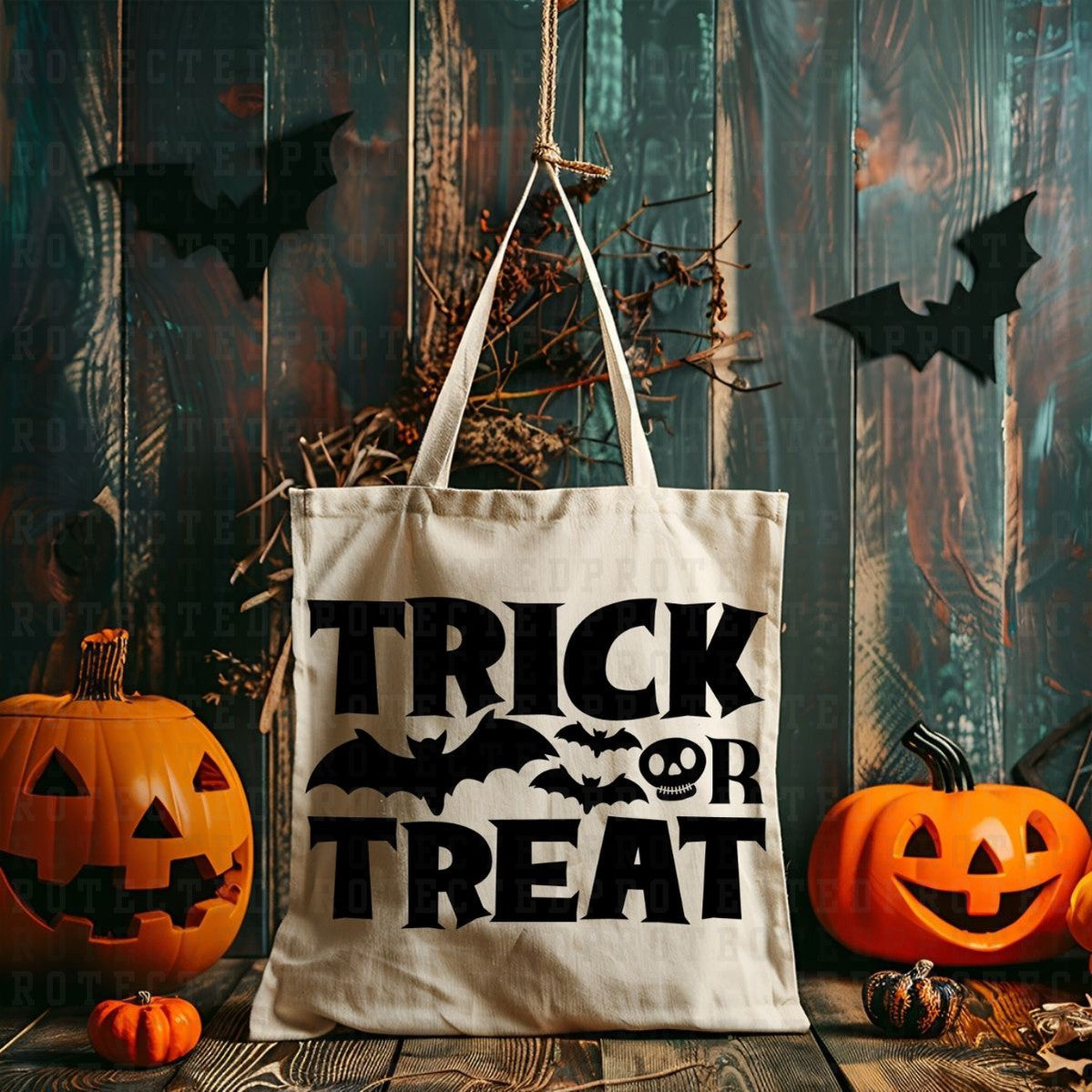 TRICK OR TREAT *SINGLE COLOR* - DTF TRANSFER