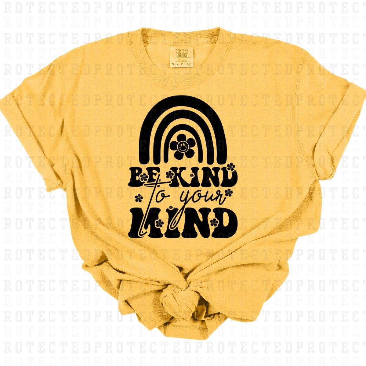 BE KIND TO YOUR MIND *SINGLE COLOR* - DTF TRANSFER