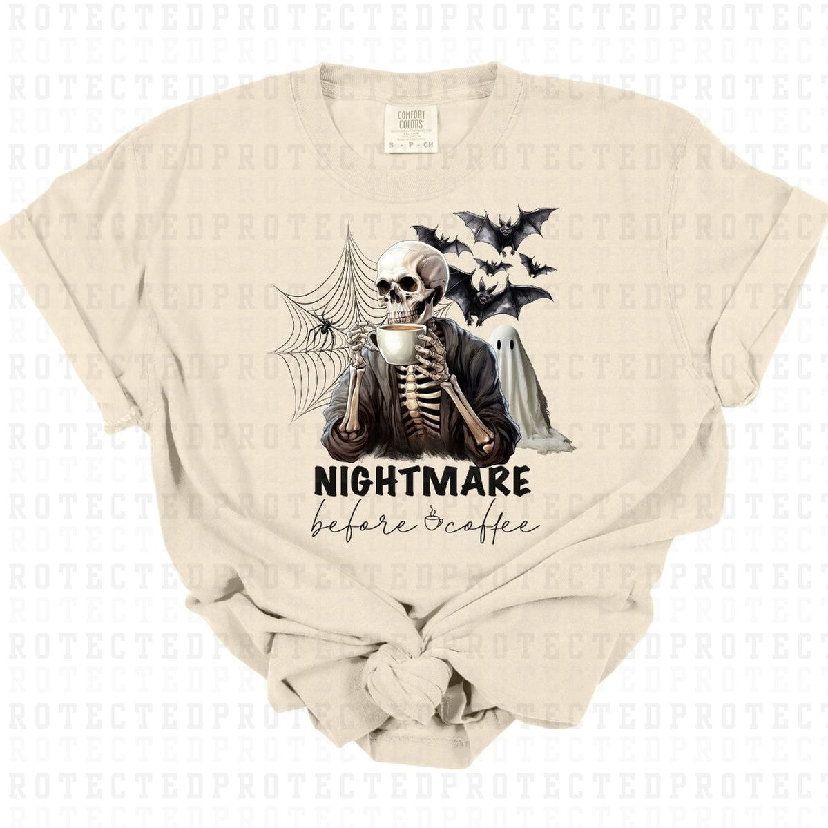 NIGHTMARE BEFORE COFFEE - DTF TRANSFER