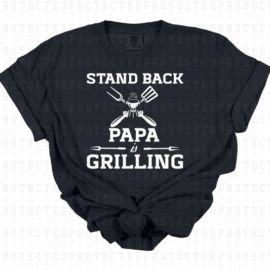 PAPA IS GRILLING *SINGLE COLOR* - DTF TRANSFER