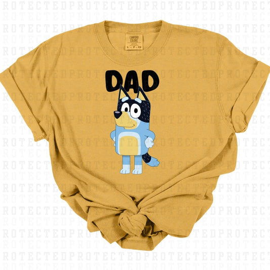 DAD *BLUE DOG* - DTF TRANSFER