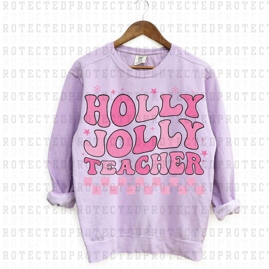 HOLLY JOLLY TEACHER -  DTF TRANSFER