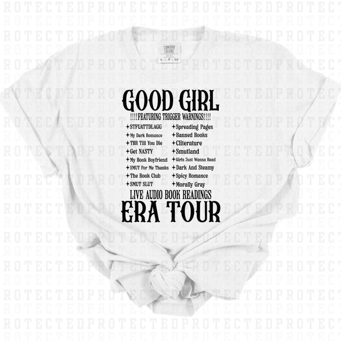 GOOD GIRL ERAS TOUR *SINGLE COLOR* - DTF TRANSFER