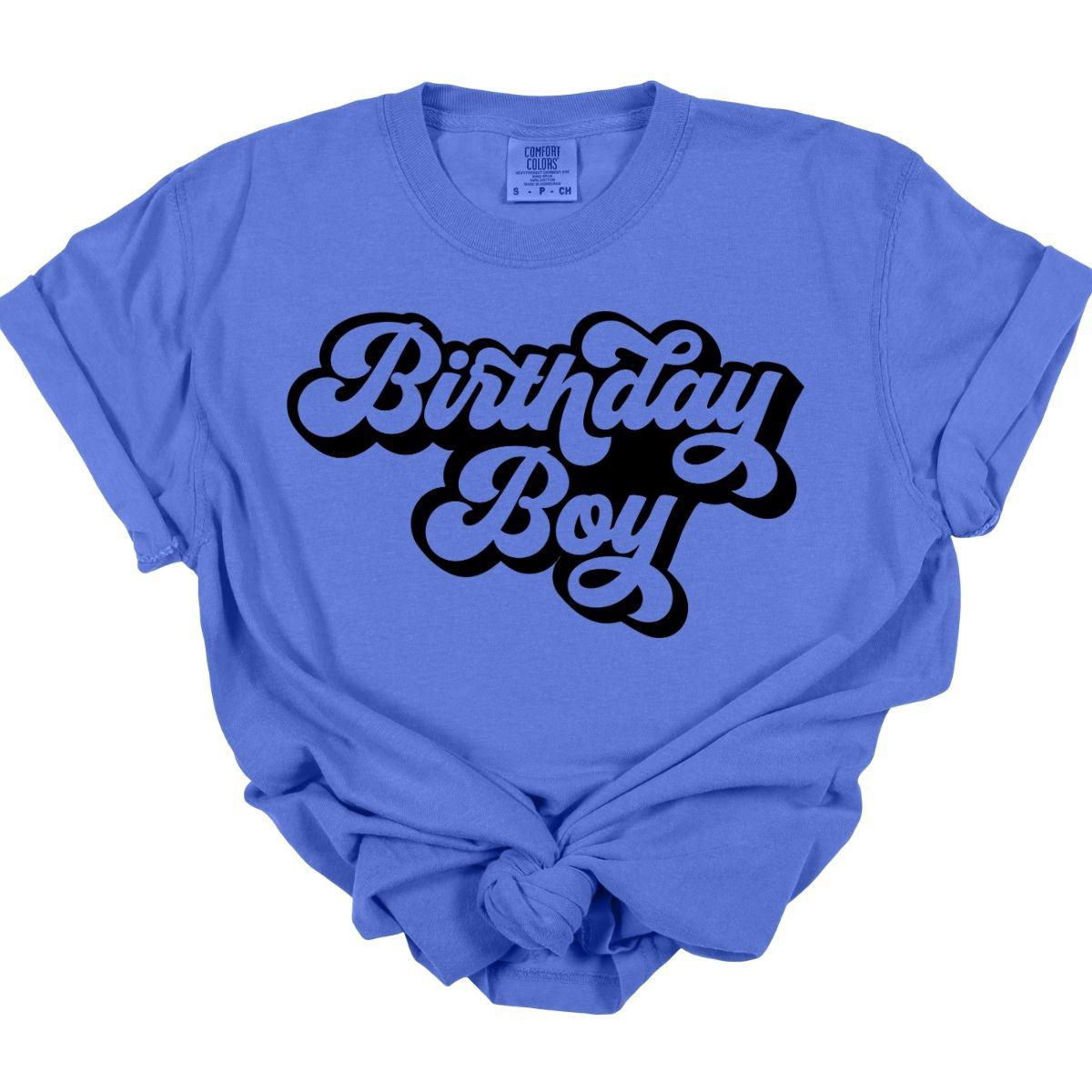 BIRTHDAY BOY *SINGLE COLOR* - DTF TRANSFER