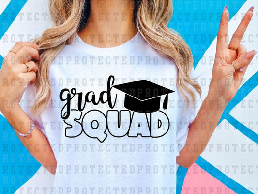 GRAD SQUAD *SINGLE COLOR* - DTF TRANSFERS