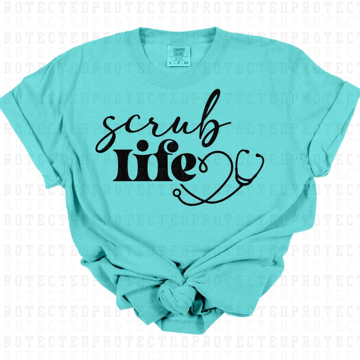 SCRUB LIFE *SINGLE COLOR* - DTF TRANSFER