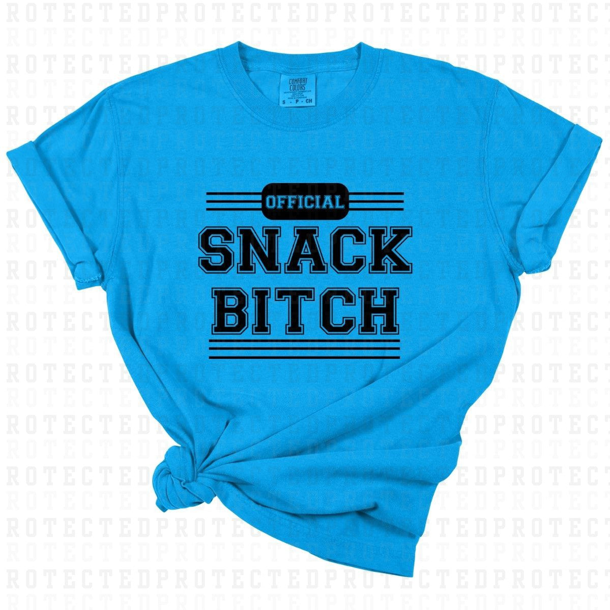 OFFICAL SNACK BITCH *SINGLE COLOR* - DTF TRANSFERD