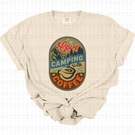 CAMPING WITH COFFEE - DTF TRANSFER