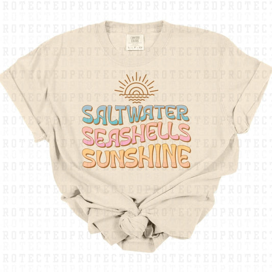 SALTWATER SEASHELLS SUNSHINE - DTF TRANSFER