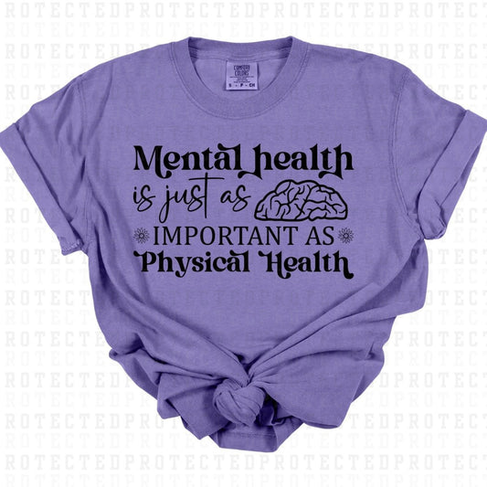 MENTAL HEALTH *SINGLE COLOR* - DTF TRANSFER