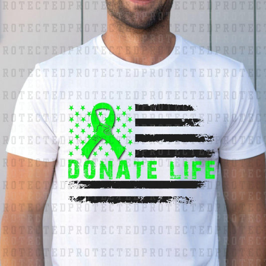 DONATE LIFE *BLACK*- DTF TRANSFER