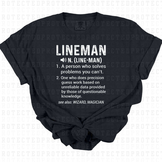 LINEMAN *SINGLE COLOR* - DTF TRANSFER