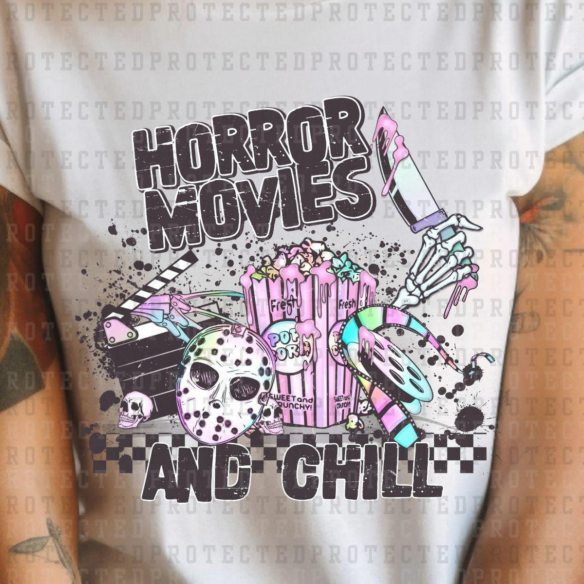 HORROR MOVIES AND CHILL - DTF TRANSFER