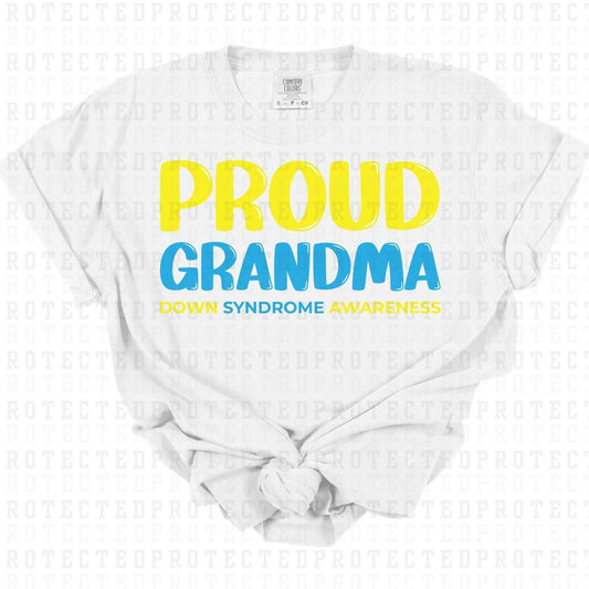 PROUD GRANDMA DOWN SYNDROME AWARENESS - DTF TRANSFER