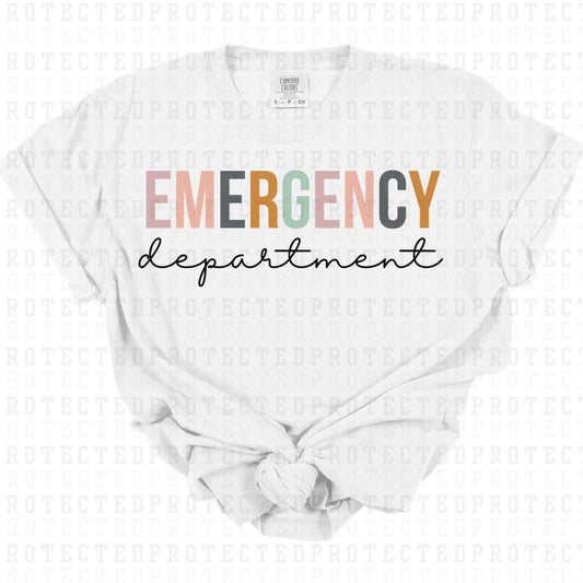 EMERGENCY DEPARTMENT - DTF TRANSFER