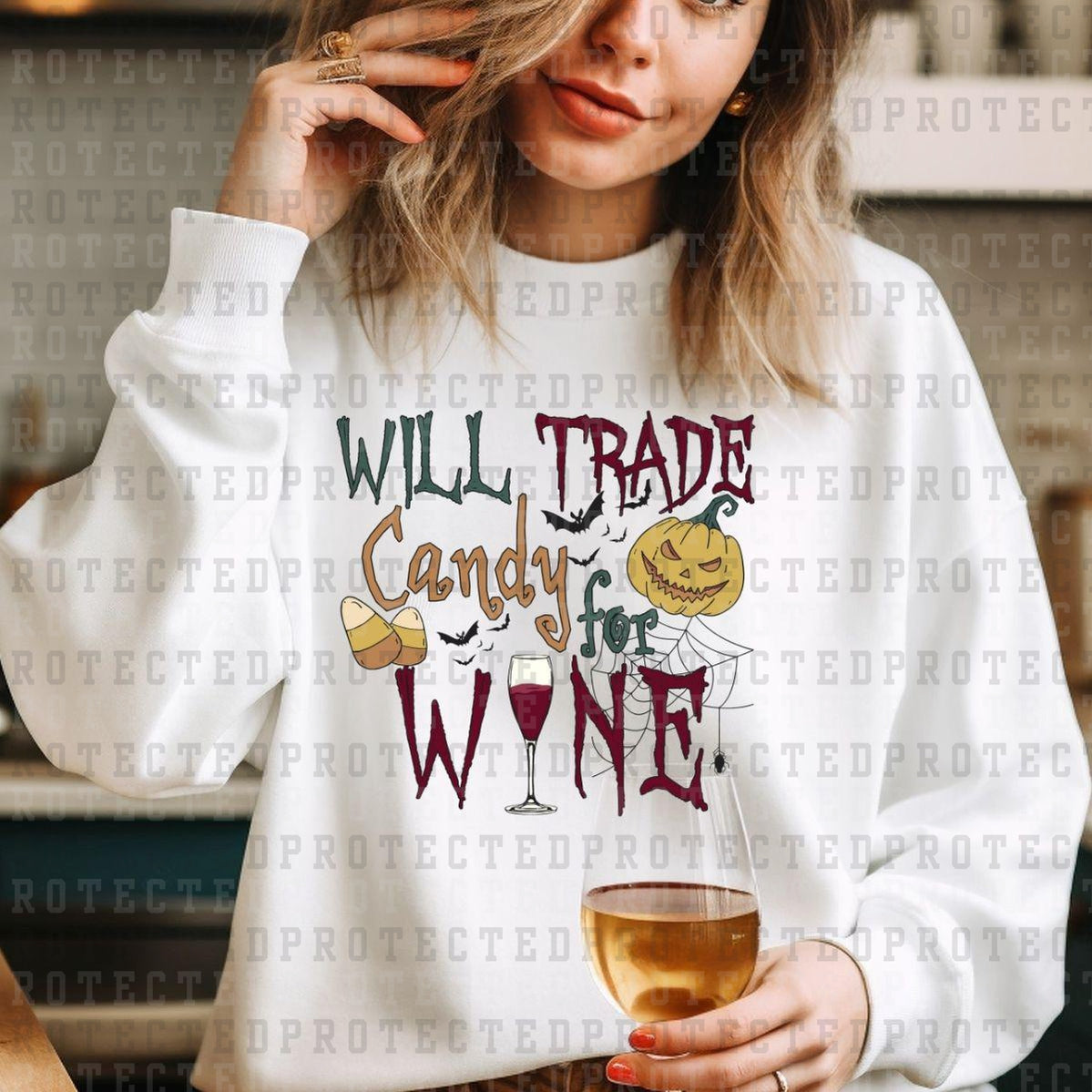 WILL TRADE CANDY FOR WINE - DTF TRANSFERS