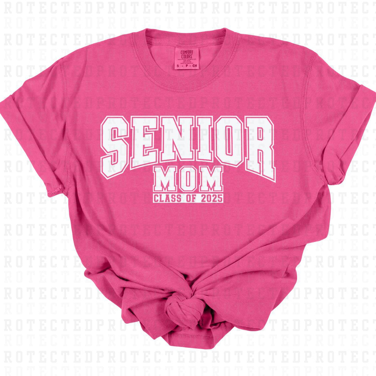 SENIOR MOM 2025 *SINGLE COLOR* - DTF TRANSFER