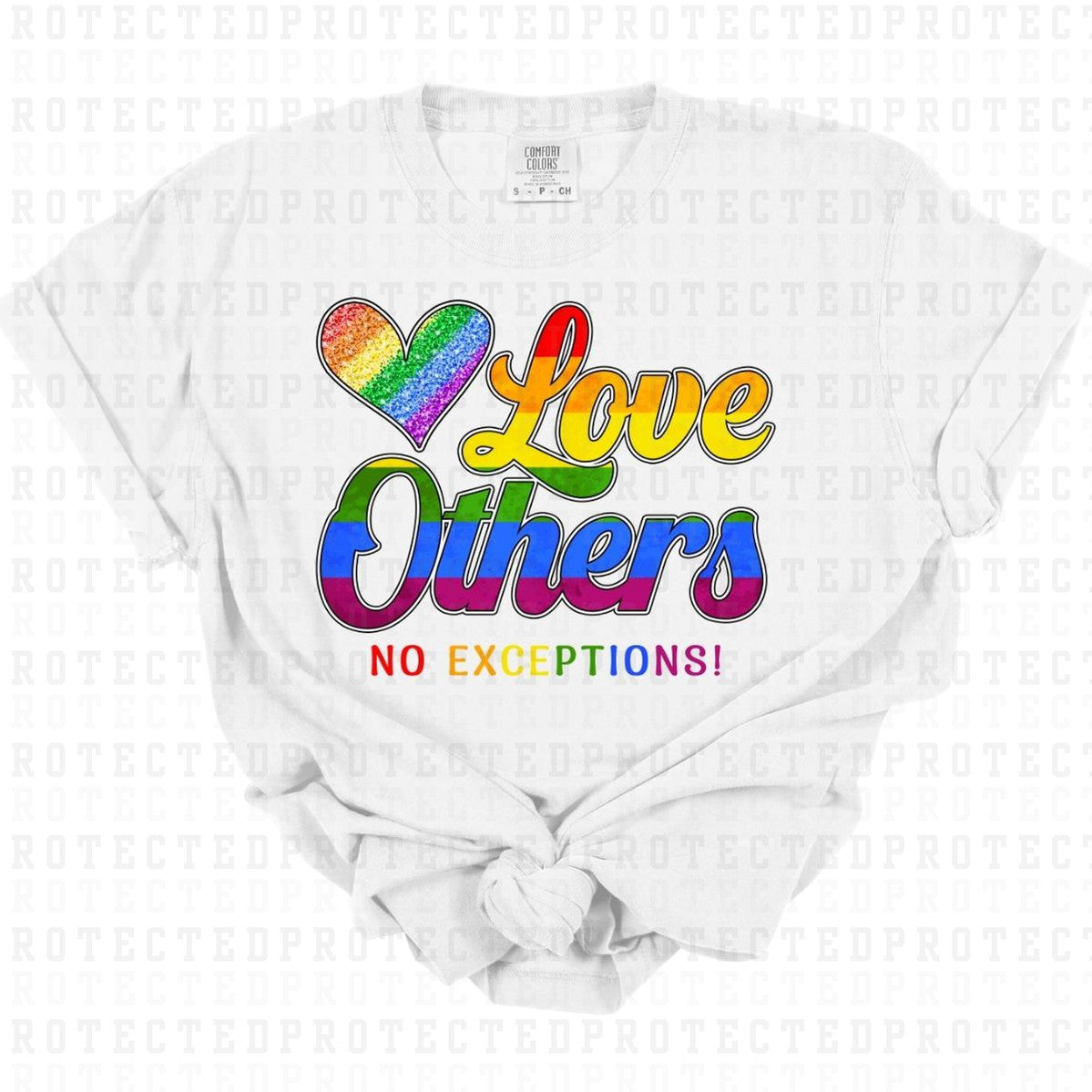 LOVE OTHERS *FAUX SEQUIN* - DTF TRANSFER