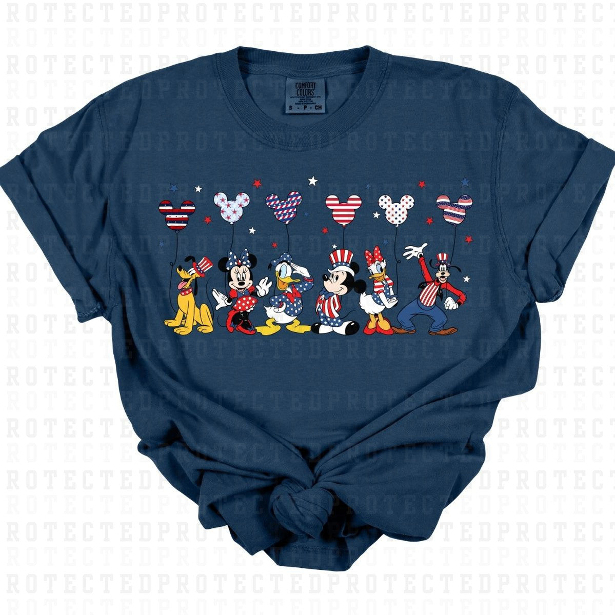 4TH OF JULY MAGICAL MOUSE & FRIENDS - DTF TRANSFER