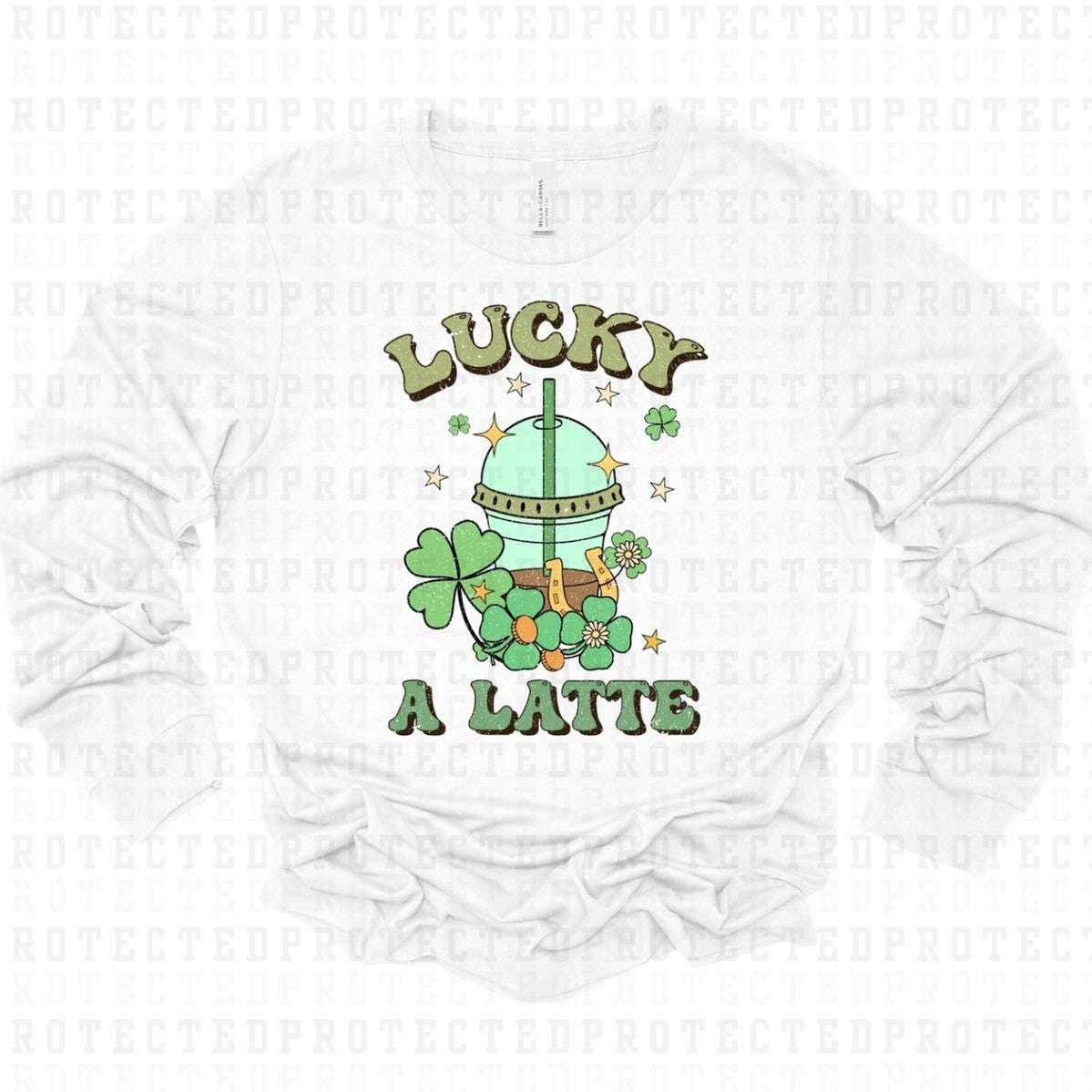 LUCKY A LATTE - DTF TRANSFER