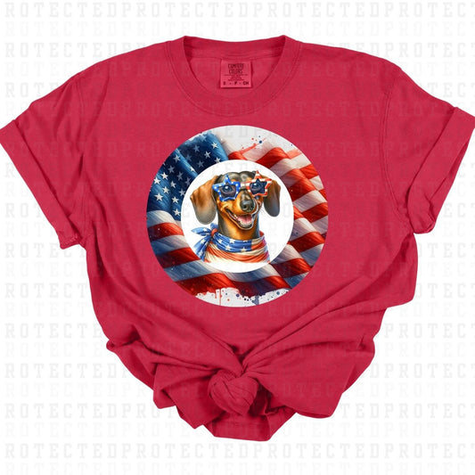 PATRIOTIC DOG - DTF TRANSFER