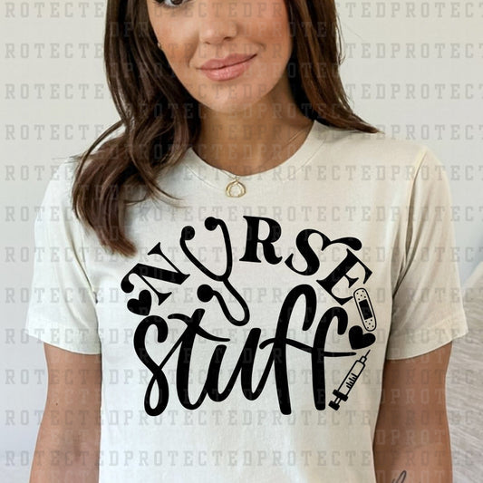 NURSE STUFF *SINGLE COLOR* - DTF TRANSFER