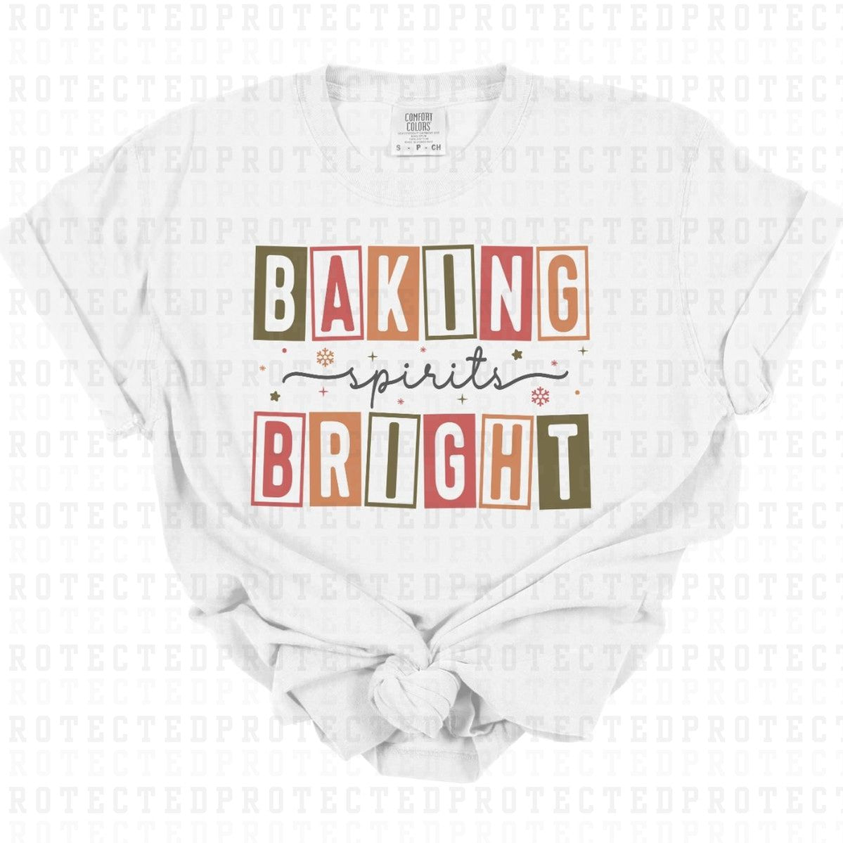 BAKING SPIRITS BRIGHT - DTF TRANSFER