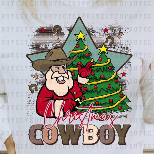 CHRISTMAS COWBOY - DTF TRANSFER