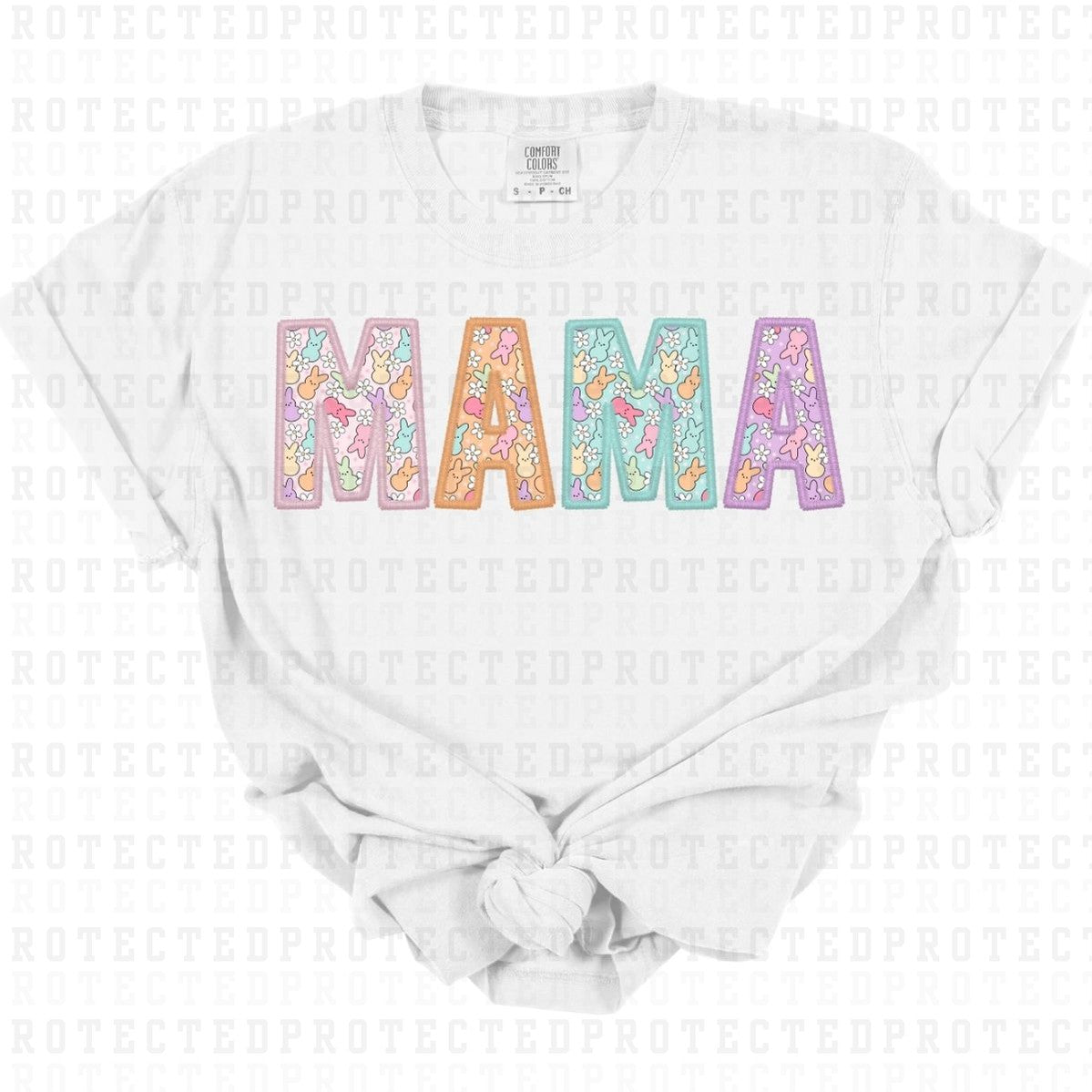 MAMA *W/EASTER BUNNIES* - DTF TRANSFER