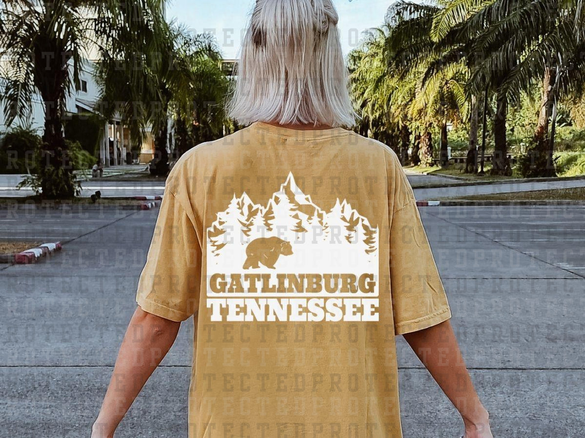 GATLINBURG TENNESSEE *SINGLE COLOR* - DTF TRANSFERS