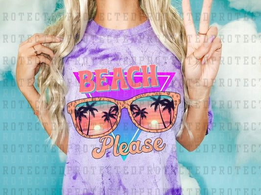 BEACH PLEASE SUNGLASSES - DTF TRANSFERS