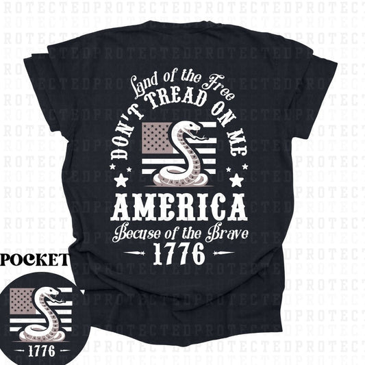 1776 (POCKET/BACK) - DTF TRANSFER