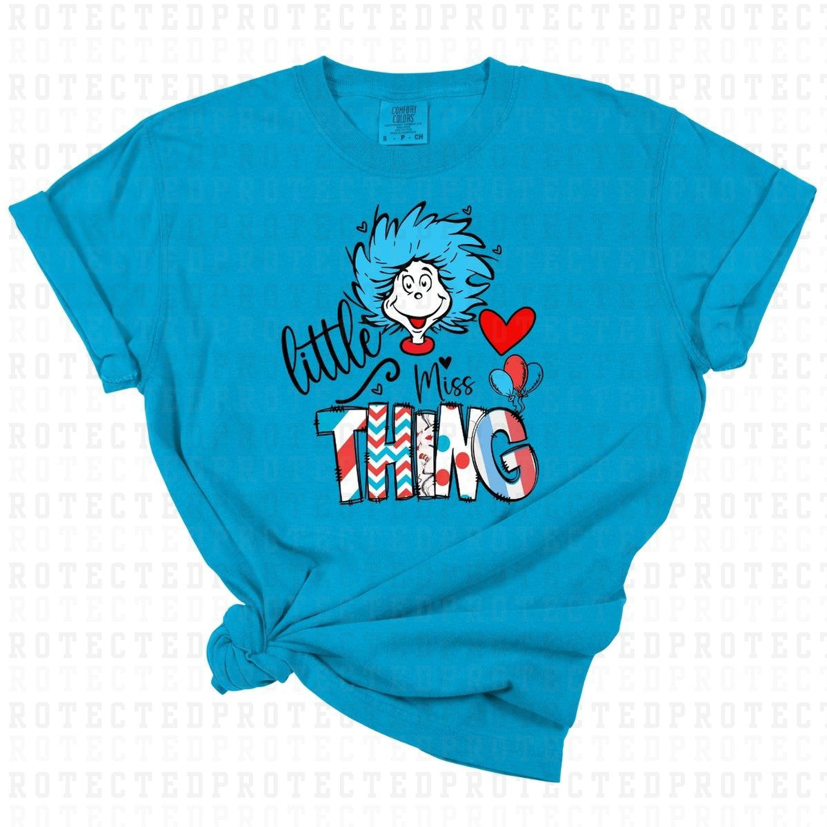 LITTLE MISS THING *DR SEUSS* - DTF TRANSFER