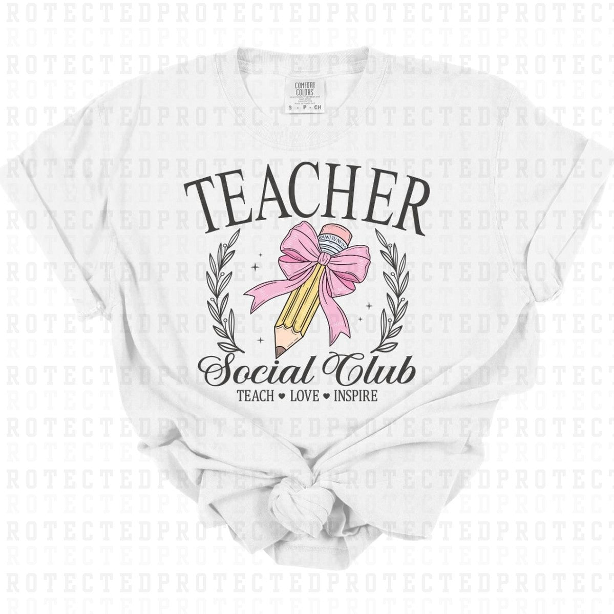 COQUETTE TEACHER SOCIAL CLUB - DTF TRANSFER