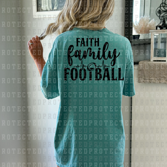 FAITH FAMILY FOOTBALL *SINGLE COLOR* - DTF TRANSFER