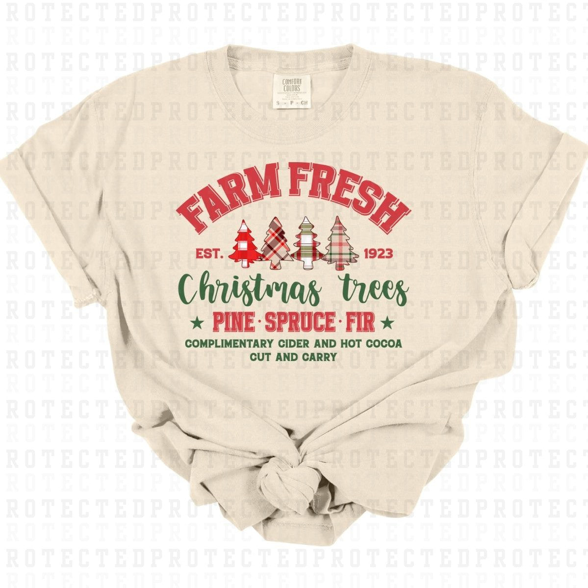 FARM FRESH CHRISTMAS TREES - DTF TRANSFER