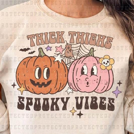 THICK THIGHS SPOOKY VIBES - DTF TRANSFER