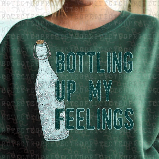 BOTTLING UP MY FEELINGS - DTF TRANSFER