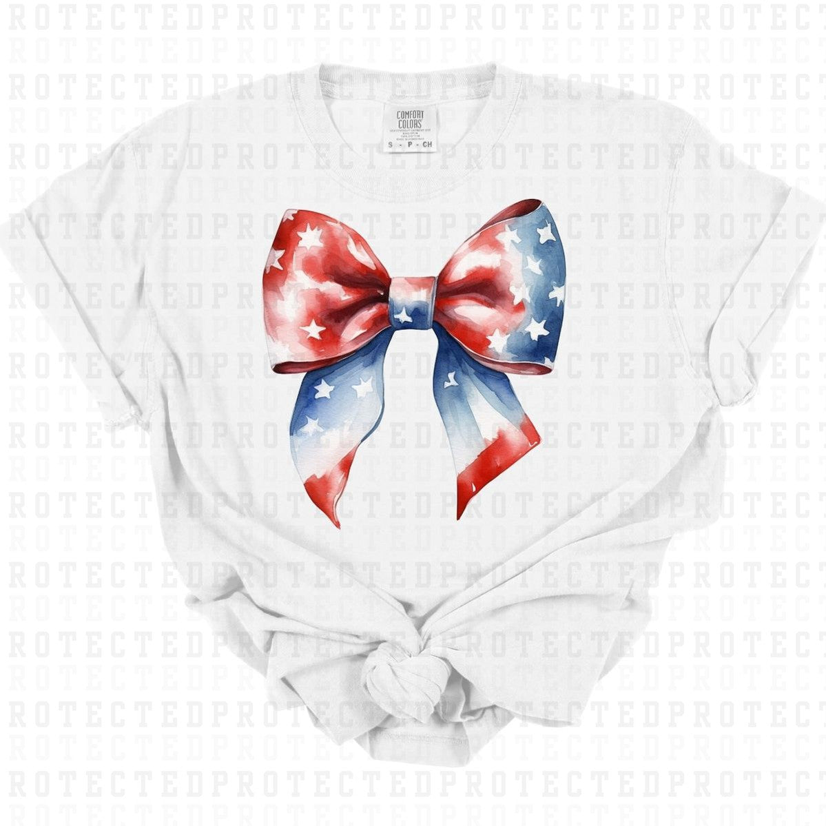 COQUETTE PATRIOTIC BOW - DTF TRANSFER