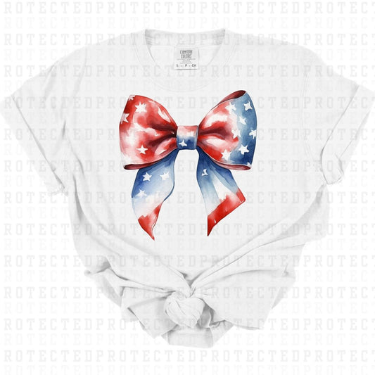 COQUETTE PATRIOTIC BOW - DTF TRANSFER