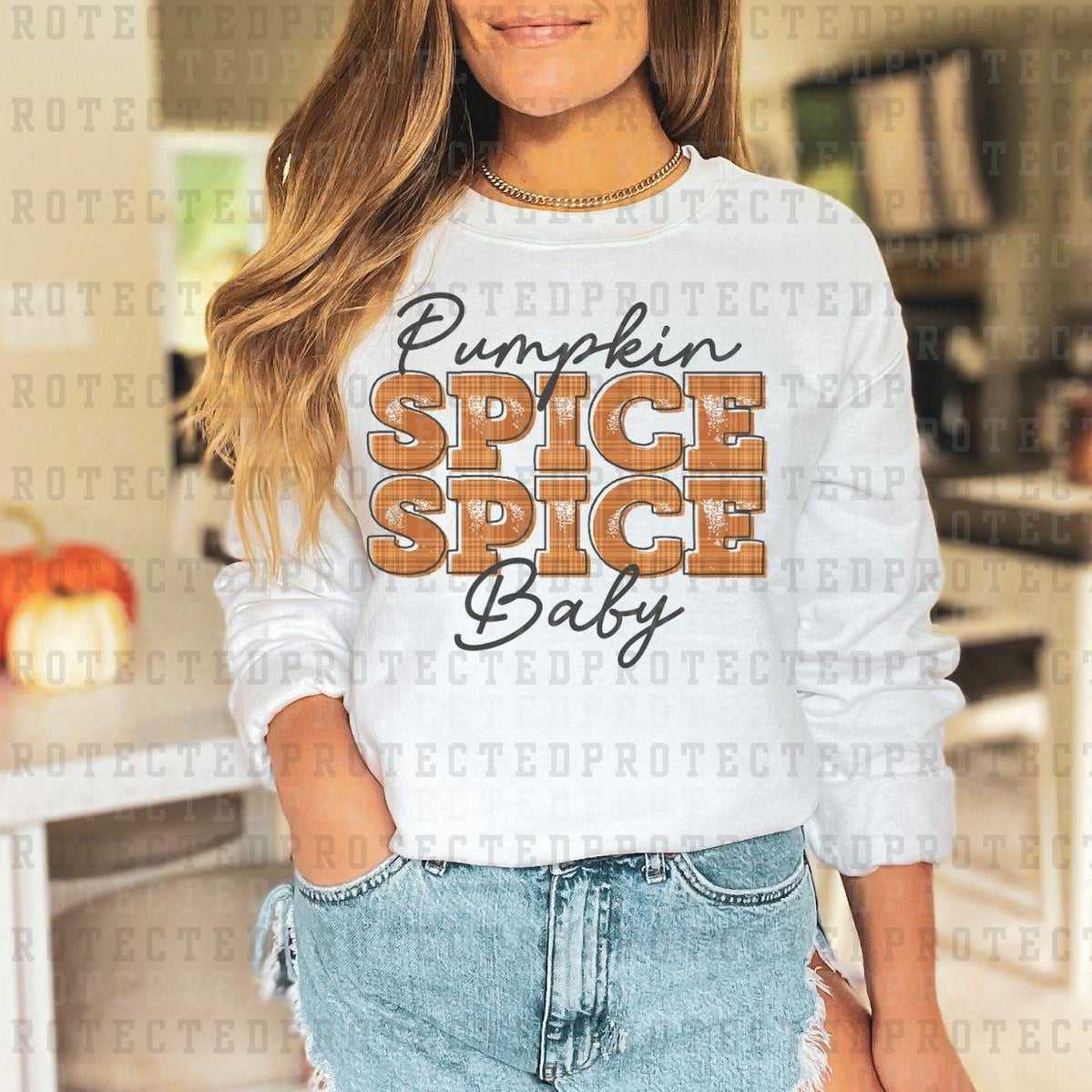 PUMPKIN SPICE SPICE BABY - DTF TRANSFER