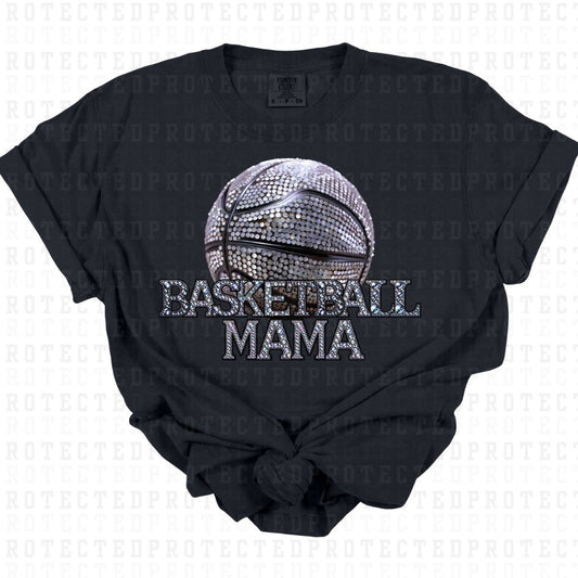 BASKETBALL MAMA *FAUX SEQUIN* - DTF TRANSFER