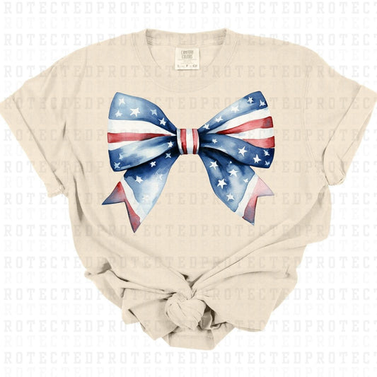 COQUETTE PATRIOTIC BOW - DTF TRANSFER