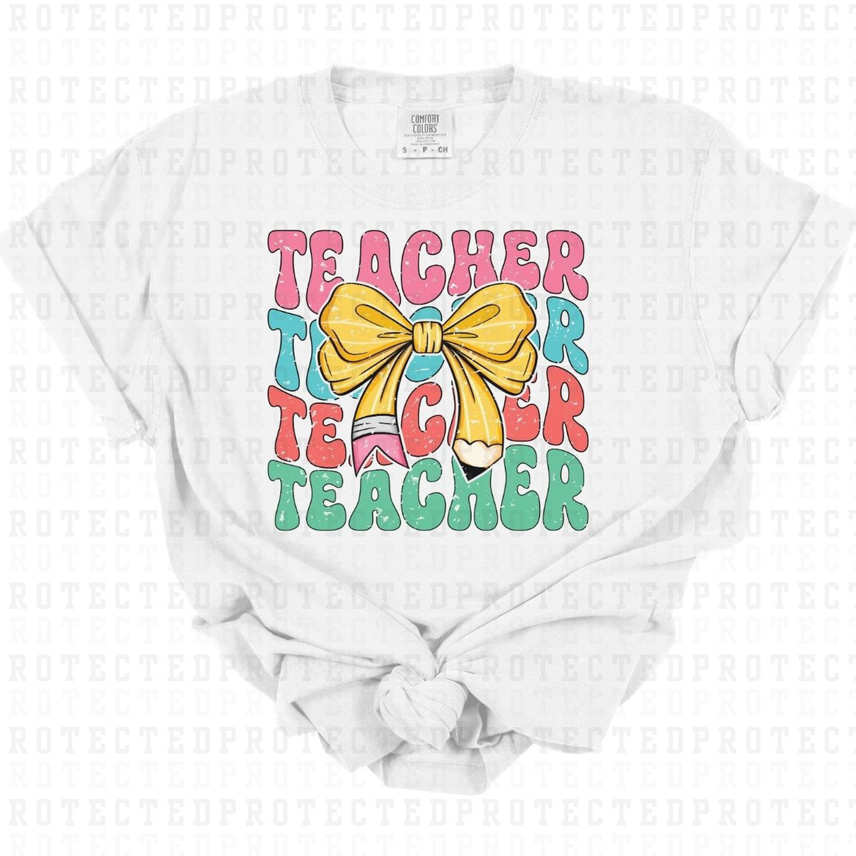 COQUETTE TEACHER *GRUNGE* - DTF TRANSFER