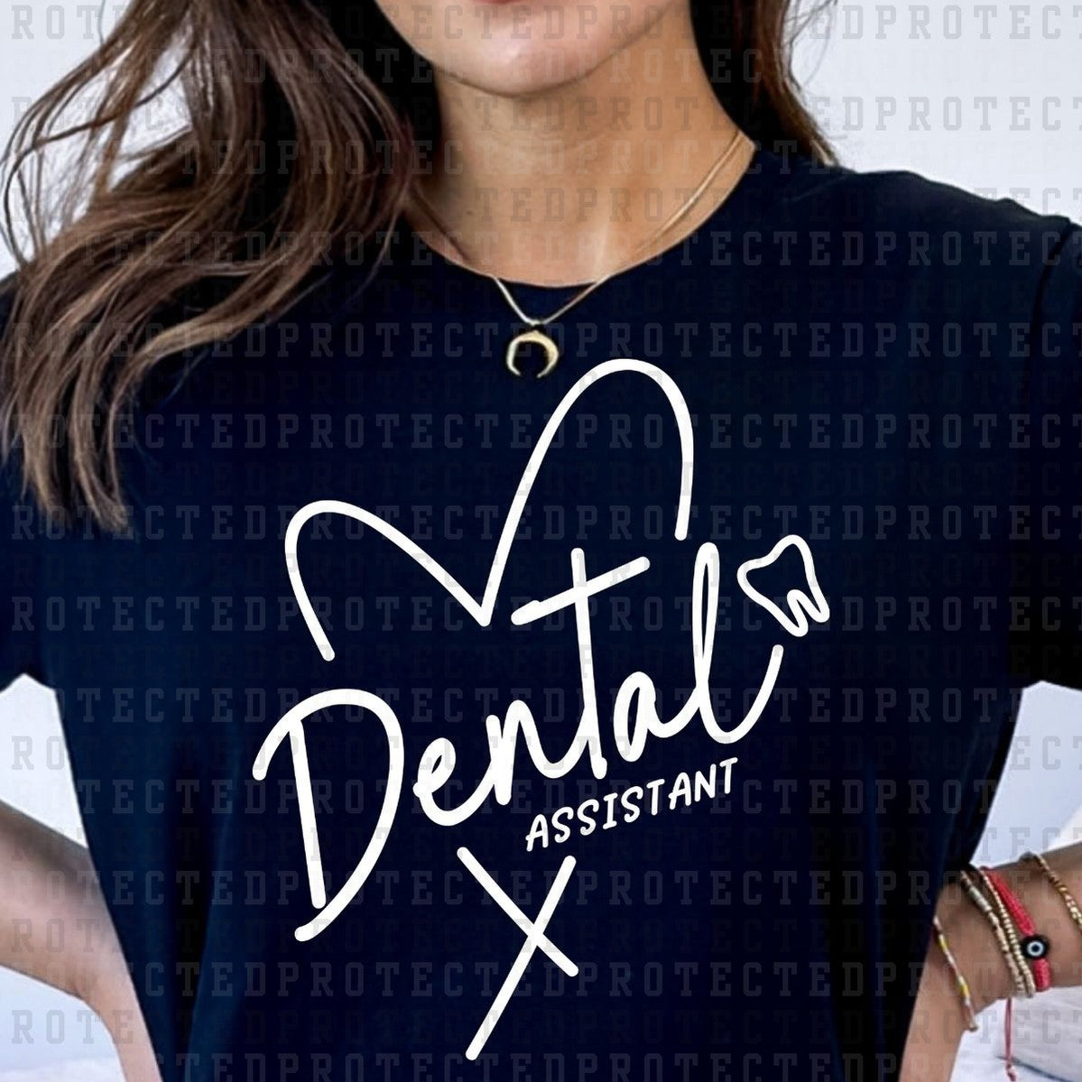 DENTAL ASSISTANT *SINGLE COLOR* - DTF TRANSFER