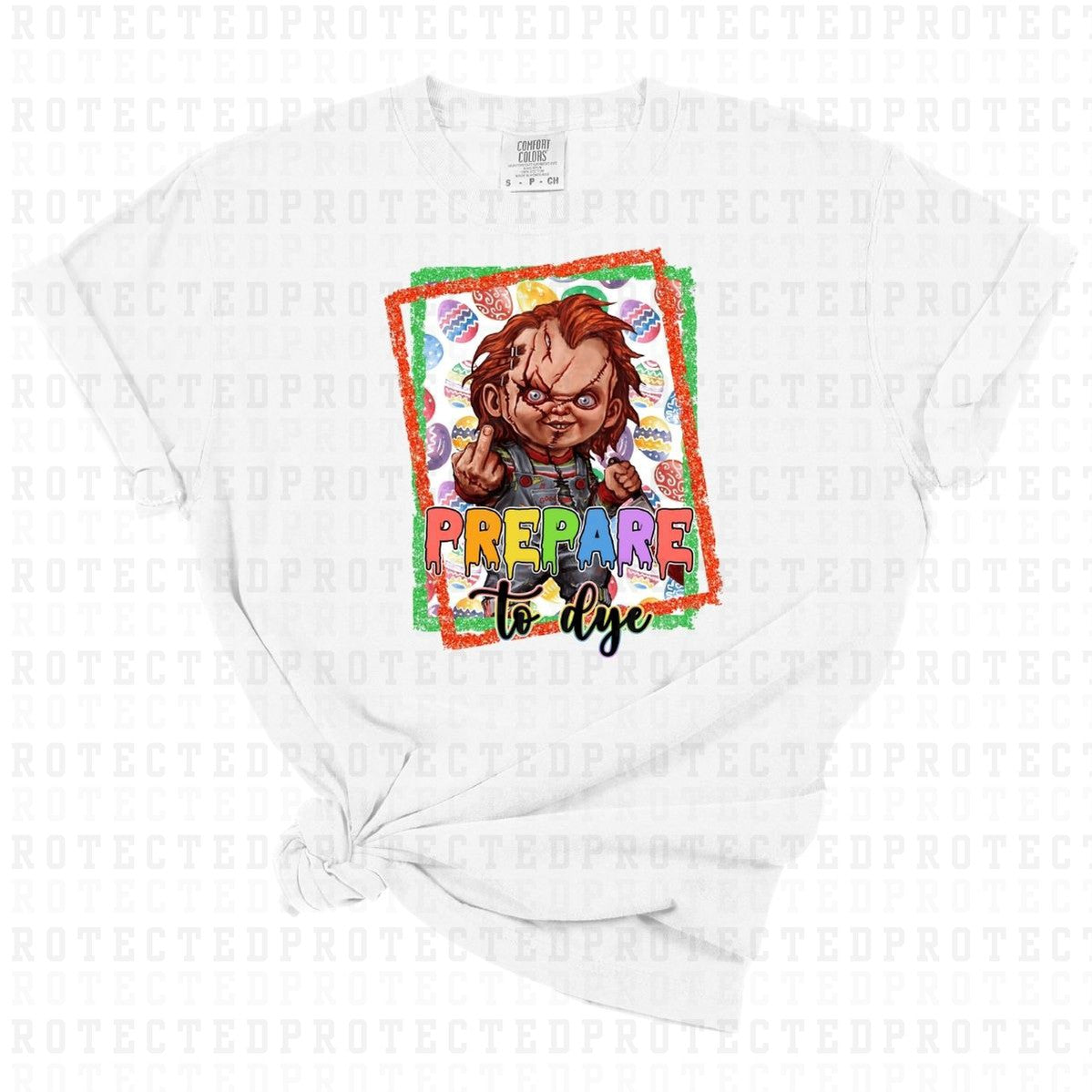 CHUCKY VILLIAN EASTER PREPARE TO DYE - DTF TRANSFER