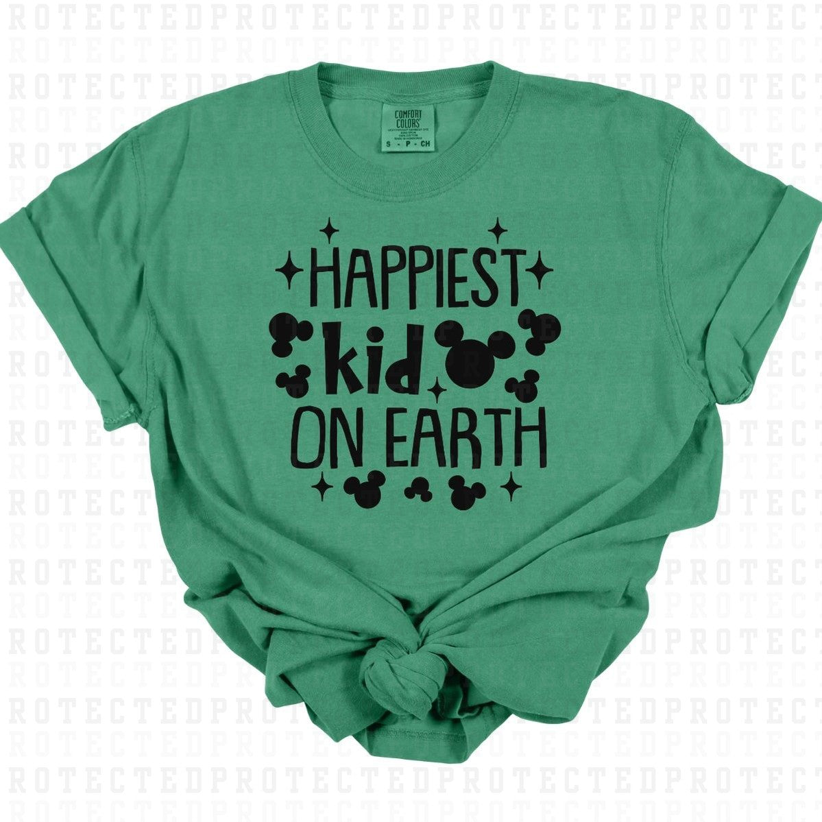 HAPPIEST KID ON EARTH *SINGLE COLOR* - DTF TRANSFER