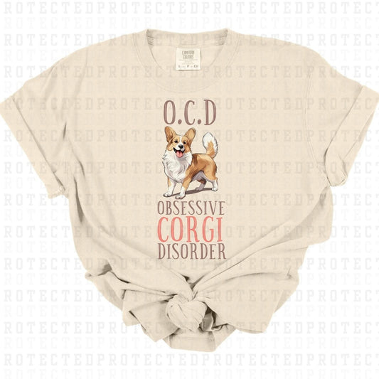 OBSESSIVE CORGI DISORDER - DTF TRANSFER