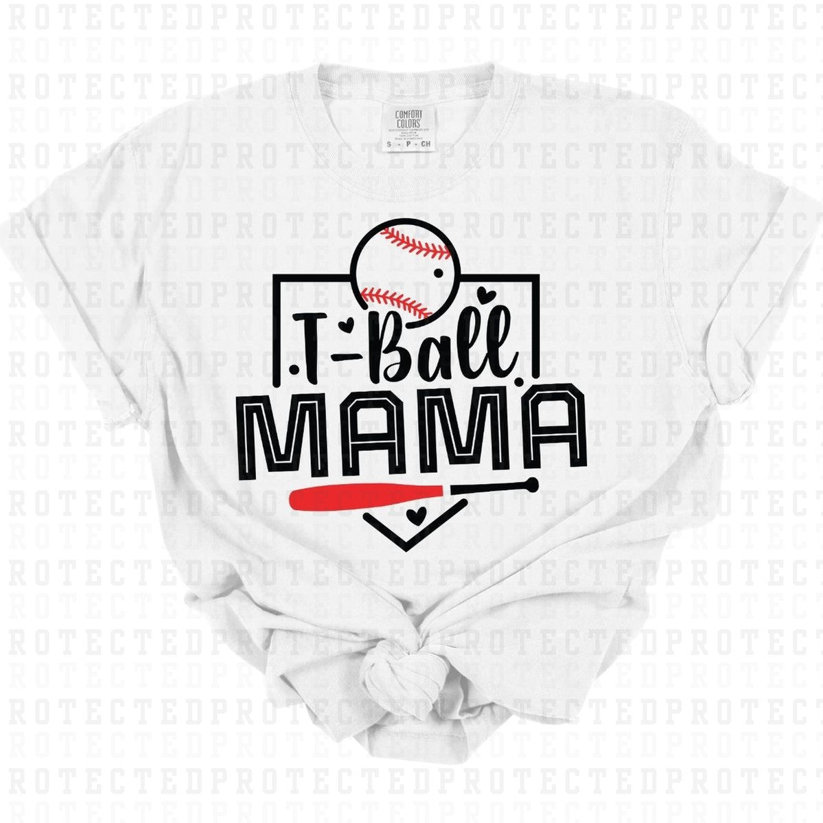 T-BALL MAMA *BLACK* - DTF TRANSFER