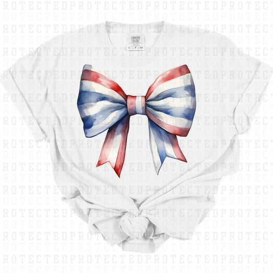 COQUETTE PATRIOTIC BOW - DTF TRANSFER